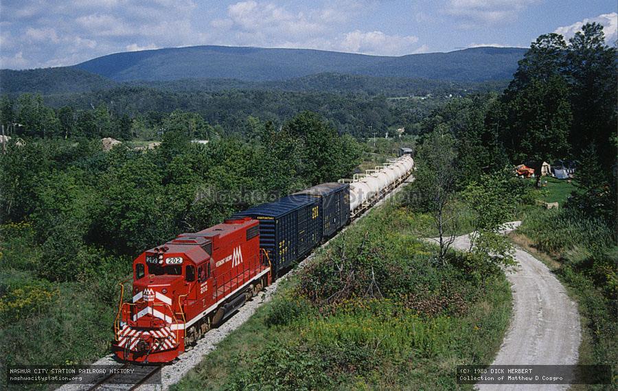 Postcard: Vermont Railway at South Shaftsbury, Vermont